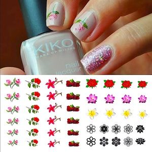 💌BO/GO$6 Flower Assortment Nail decals floral Spring